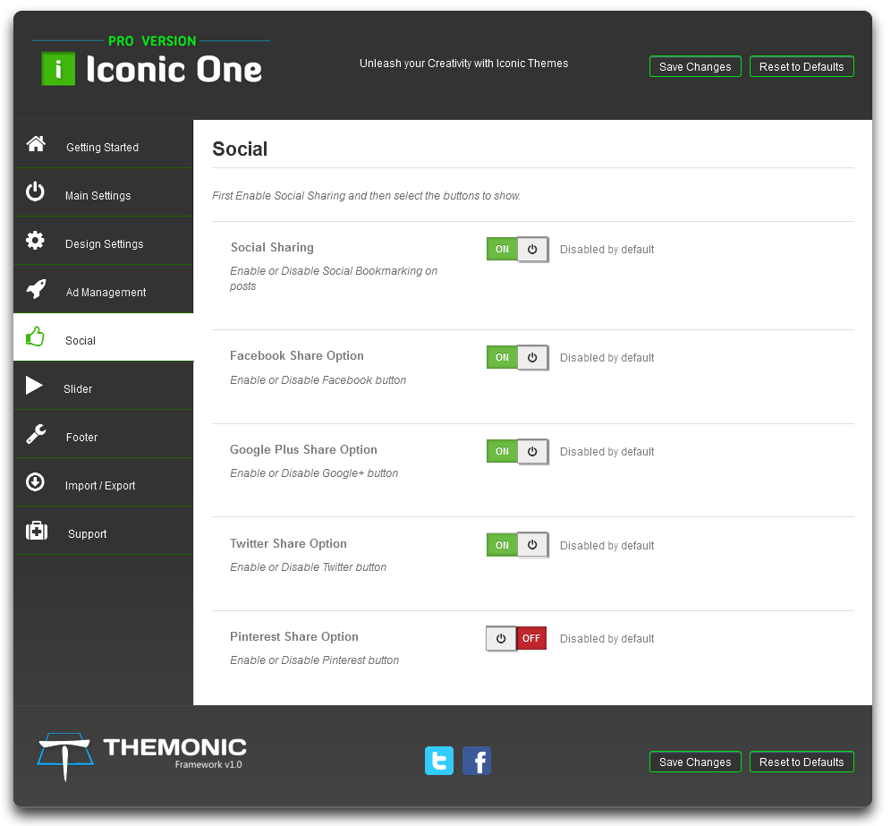 turn of social icons wp theme