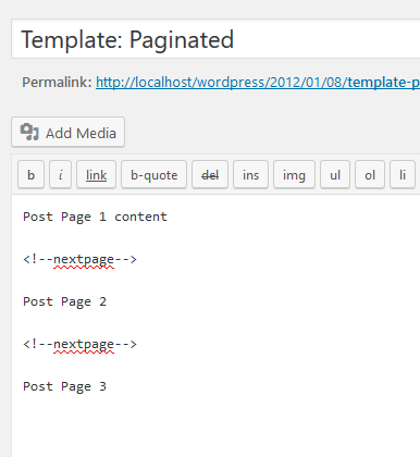 pagination example single post